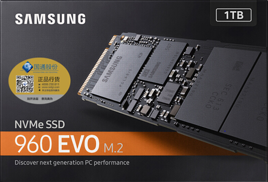 960 EVO系列的M.2 SSD